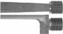 Breech Plug, flared tang, 3/4-16 thread, for 1-1/8" octagon